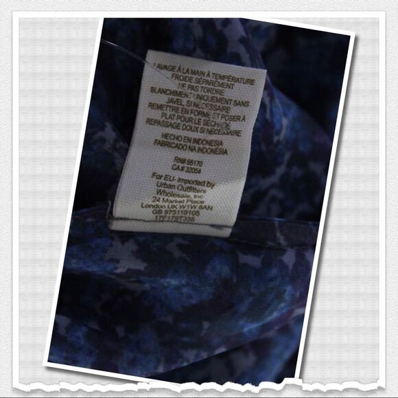 Free People Multi-hue Floral Button Blouse XS - Picture 4 of 6